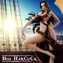 A photo edit of mine of P.O.P’s Boa Hancock figure!