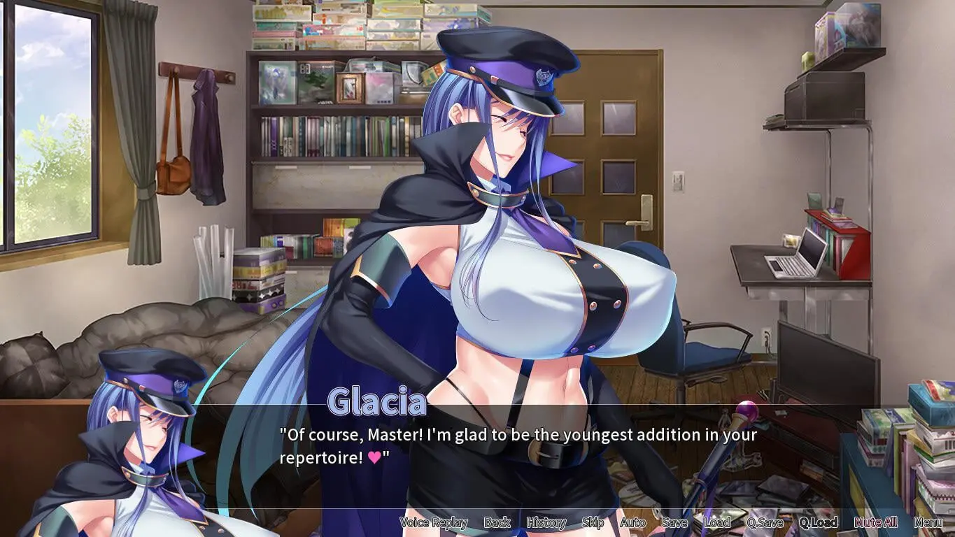 I voice Glacia in Wonder Waifu : Ero-hero NTR! ð Check it out now on steam ð