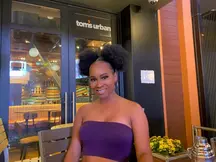 Out on a dinner date in Vegas