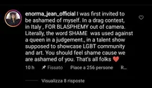 Drag Race Italia contestant confirms their disqualification was caused by behind-the-scenes drama