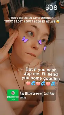 I’ll be missing live tonight for…reasons ð If you wanna cashapp me, I’ll send you some goodies tho ð¥°ð¥° Cash.app/$littlerosexo